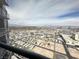 Expansive aerial view showcasing the city skyline and surrounding landscape, taken from the condo's balcony at 200 W Sahara Ave # 3909, Las Vegas, NV 89102