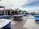 Inviting rooftop pool with comfortable lounge chairs and bar area at 200 W Sahara Ave # 3909, Las Vegas, NV 89102