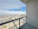 Balcony featuring expansive city and mountain views at 200 W Sahara Ave # 3909, Las Vegas, NV 89102