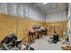 Insulated tack room with saddles, gear, lawn and garden equipment at 2125 Mateuse St, Logandale, NV 89021