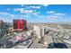 Amazing aerial view of the city featuring hotels, casinos, and beautiful skyline at 2700 Las Vegas Blvd # 4101, Las Vegas, NV 89109