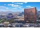 Amazing aerial view of a city skyline with hotels and the surrounding landscape at 2700 Las Vegas Blvd # 4101, Las Vegas, NV 89109