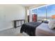 Bright bedroom with a luxurious bed, ample natural light from large windows, and captivating city views at 2700 Las Vegas Blvd # 4101, Las Vegas, NV 89109