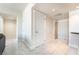 Bright condo foyer with marble floors leading to the living spaces and bedrooms at 2700 Las Vegas Blvd # 4101, Las Vegas, NV 89109