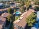 Community with pool and lush landscaping at 2750 S Durango Dr # 2027, Las Vegas, NV 89117