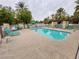 Community pool with plenty of lounge seating at 2750 S Durango Dr # 2027, Las Vegas, NV 89117