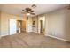 Spacious carpeted bedroom provides ample room, multiple entry points and natural light at 2776 White Sage Dr, Henderson, NV 89052