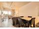 Open-concept living room with a dining area, comfortable seating, and modern decor, great for entertaining at 353 E Bonneville Ave # 439, Las Vegas, NV 89101