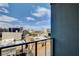 Balcony view showcasing the city skyline and clear blue sky at 353 E Bonneville Ave # 904, Las Vegas, NV 89101