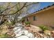 Charming home exterior with landscaped yard and walkway, highlighting curb appeal at 388 Coronado Dr, Henderson, NV 89015