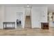 Spacious entryway with tile flooring, staircase, and seamless flow to kitchen and living areas at 410 Gracious Way, Henderson, NV 89011