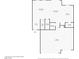 First floor layout featuring a living room, dining room, kitchen, garage, and foyer at 4148 Campriani Ave, North Las Vegas, NV 89084