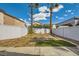 Backyard featuring a spacious area with potential for landscaping and outdoor activities at 4634 English Lavender Ave, North Las Vegas, NV 89031