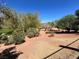 This home features serene backyard landscaping at 5000 Burr Oak Dr, Las Vegas, NV 89130
