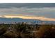 Breathtaking city views in the evening over the desert landscape of Las Vegas, Nevada at 505 Dragon Gate Ct, Henderson, NV 89012