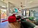 Spacious living room with stylish decor and comfortable seating arrangement at 5225 W Reno Ave # 219, Las Vegas, NV 89118