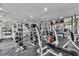 Spacious home gym with weights and equipment for a complete workout at 5700 N Torrey Pines Dr, Las Vegas, NV 89130