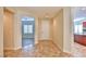 Foyer with tile floors and entry to the front door at 2229 Suffron Hills Ct, Henderson, NV 89044