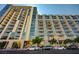 Exterior view of building featuring glass windows and balconies at 353 E Bonneville Ave # 449, Las Vegas, NV 89101