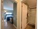 View of a bedroom through a doorway with an attached bathroom at 3550 Bay Sands Dr # 3044, Laughlin, NV 89029