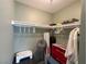 Walk-in closet with shelving and room for storage and organization at 3550 Bay Sands Dr # 3044, Laughlin, NV 89029
