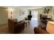 This living room is bright and open with sliding glass doors leading to the patio at 3550 Bay Sands Dr # 3044, Laughlin, NV 89029