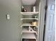 This walk-in pantry has shelving for plenty of storage at 3550 Bay Sands Dr # 3044, Laughlin, NV 89029