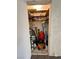 Compact storage area featuring shelving and essential home maintenance items at 3550 Bay Sands Dr # 3044, Laughlin, NV 89029