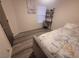 Inviting bedroom featuring a bed and a dedicated workspace at 5404 Walcott Dr, Las Vegas, NV 89118