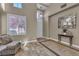 Welcoming entryway with high ceilings, decorative accents, and a bright, airy atmosphere at 6148 Whitelion Walk St, Las Vegas, NV 89148