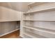 Walk-in pantry with an abundance of shelving for optimal storage and organization at 6148 Whitelion Walk St, Las Vegas, NV 89148