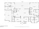 Floor plan for the main house featuring generously sized living spaces, bedrooms, and outdoor patio at 8369 Eagle Estates Ct, Las Vegas, NV 89131
