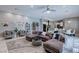 Bright, open-concept living room with stylish furniture and elegant finishes at 8369 Eagle Estates Ct, Las Vegas, NV 89131