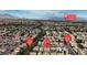 Aerial view showcasing the location with markers for Rampart Casino, and Grand Canyon and Pelican Beach Drives at 9625 Beach Water Cir, Las Vegas, NV 89117