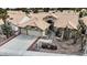 Charming house with a well-manicured desert landscape, tiled roof, and three-car garage at 9625 Beach Water Cir, Las Vegas, NV 89117