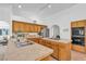 Spacious kitchen featuring tile countertops and stainless steel appliances at 9625 Beach Water Cir, Las Vegas, NV 89117