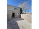 Enclosed backyard features a gravel ground cover and block wall providing ample privacy at , Las Vegas, NV 89108