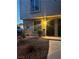 Exterior of property with front door, manicured landscaping and gravel at , Las Vegas, NV 89108