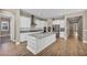 Gorgeous kitchen with white cabinets, granite countertops, and stainless steel appliances at 10348 Bressana Dr, Las Vegas, NV 89135