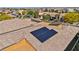 View of a roof featuring solar panels, offering energy efficiency and a modern aesthetic at 10348 Bressana Dr, Las Vegas, NV 89135