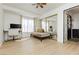 Inviting bedroom with large mirror closet and windows offering lots of natural light at 1315 Chatsworth Ct, Las Vegas, NV 89142
