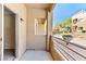 View of balcony overlooking desert landscaping at 2232 Aspen Mirror Way # 103, Laughlin, NV 89029