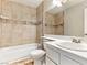 Bathroom with tile shower at 2232 Aspen Mirror Way # 103, Laughlin, NV 89029