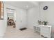 Inviting foyer with a welcoming design and a glimpse into the beautifully decorated living space at 2243 Albury Ave, North Las Vegas, NV 89086