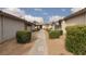 Inviting community featuring mature landscaping, walking paths, and well-maintained exteriors at 257 N Lamb Blvd # E, Las Vegas, NV 89110