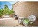 Enclosed courtyard with seating, providing a private outdoor retreat at 2729 Echo Mesa Dr, Las Vegas, NV 89134