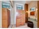 Bedroom closet with ample storage, shelving, a vanity, and a mirror at 2734 Grand Forks Rd, Henderson, NV 89052