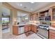 Modern kitchen with stainless steel appliances, abundant counter space, and stylish cabinetry at 2734 Grand Forks Rd, Henderson, NV 89052
