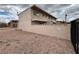 Multi-Gathering unit displays fenced backyard and exterior wall at 2804 Marlin Ave, Las Vegas, NV 89101