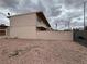 Multi-Gathering unit displaying backyard wall and view of complex at 2804 Marlin Ave, Las Vegas, NV 89101